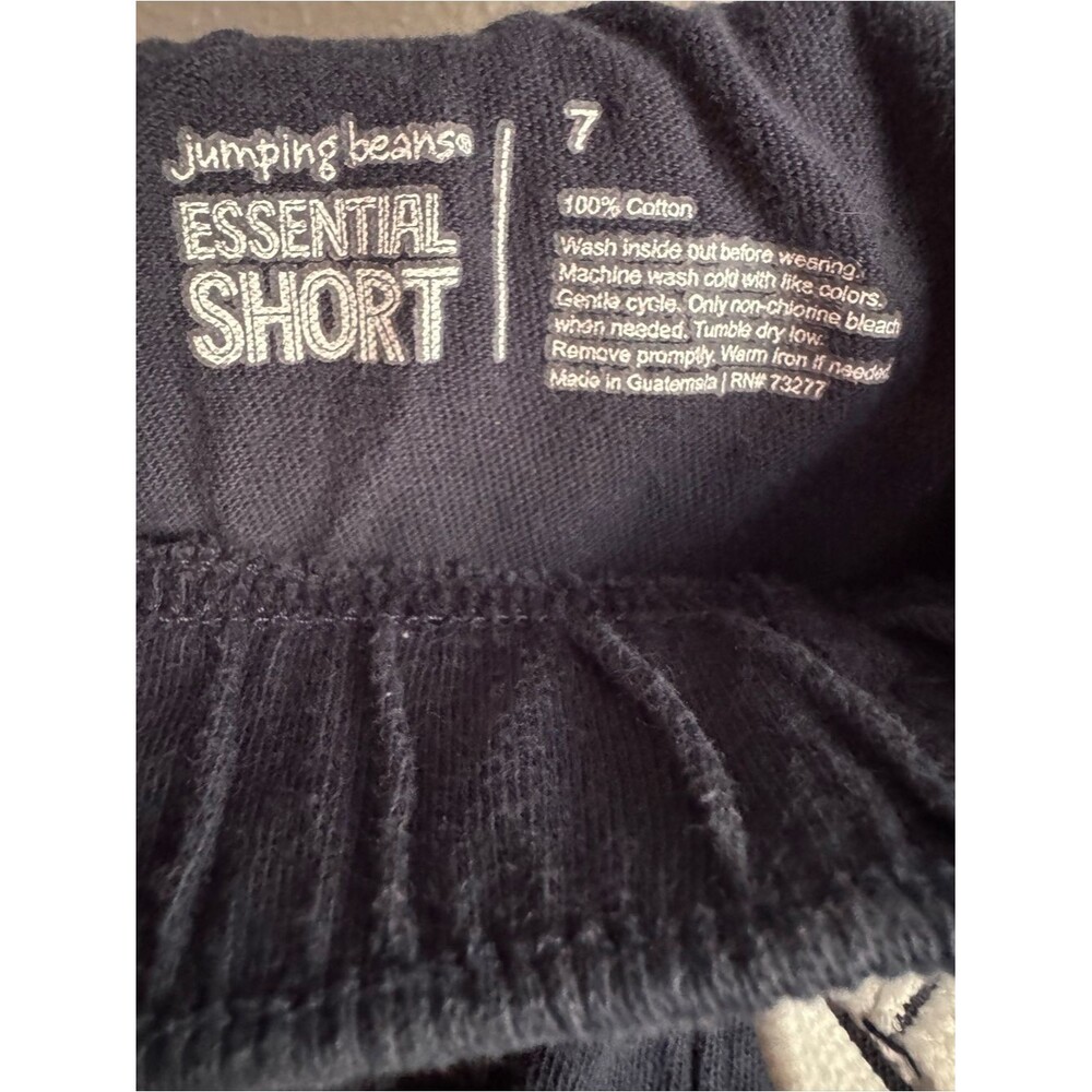 jumping beans Black Essential Short with White Print - Picture 3 of 3